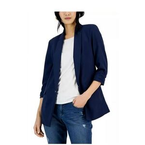 INC International Concepts Women's Notched Lapel Menswear Blazer